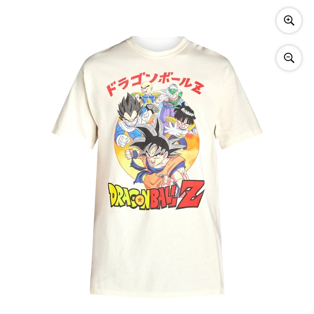 NWT Dragon Ball Z Kids Cream T-Shirt